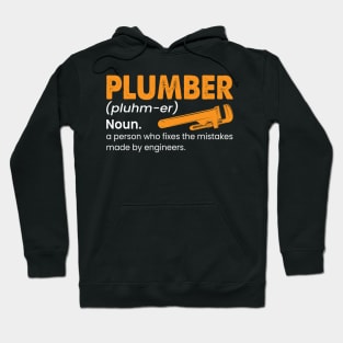 Plumber Funny Job Definition Gift Hoodie